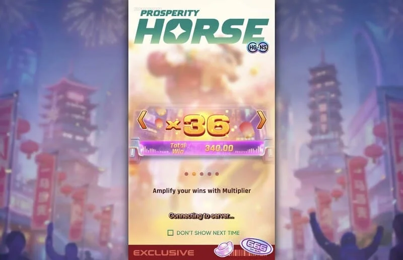 Prosperity Horse - progresszív szorzó a speciális funkcióban